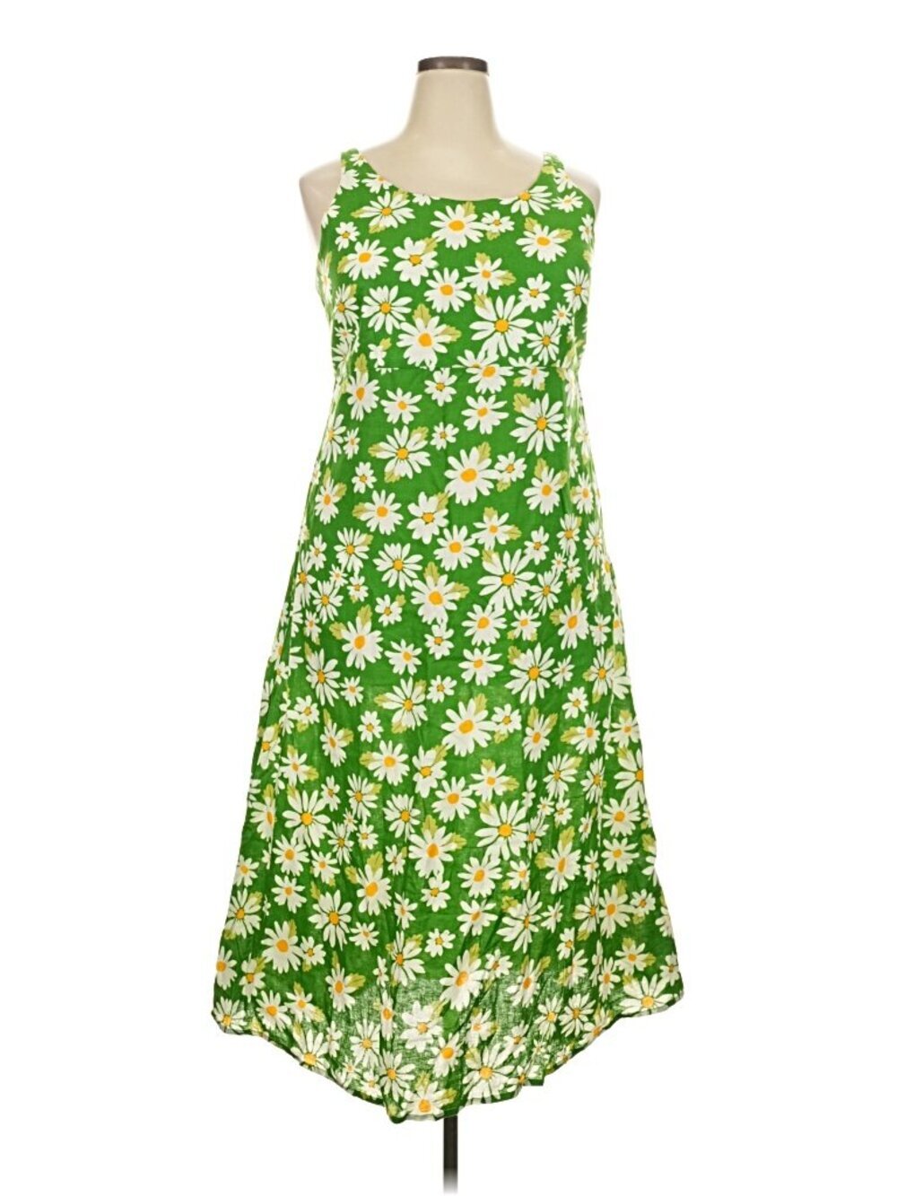Princess Highway Wild Daisy Midi Dress Green AU 18 Flawless